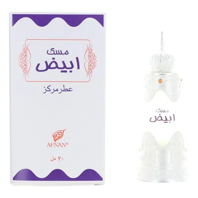 Afnan Combo 2pcs Musk Abiyad By , .67 oz Perfume Oil For Unisex In Multi