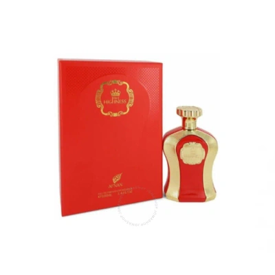 Afnan Ladies Her Highness Iv Red Edp Spray 3.38 Oz/100ml Fragrances 6290171002239 In Red   /   Red.