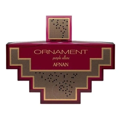 Afnan Ladies Ornament Purple Allure Edp Spray 3.4 oz Fragrances 6290171070375 In Purple / White