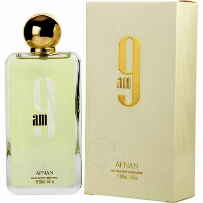Afnan Ladies 9am Edp 3.4 oz Fragrances 6290171002345 In Green / Orange / Pink