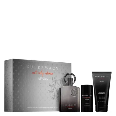 Afnan Men's Supremacy Not Only Intense Gift Set Fragrances 6290171073246