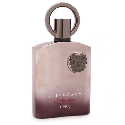 Afnan Men's Supremacy Not Only Intense Silver 3.38 oz Extrait De Parfum 6290171070214 In Black / Silver