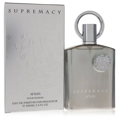 Afnan Supremacy Silver By  Eau De Parfum Spray 3.4 oz Men In Multi