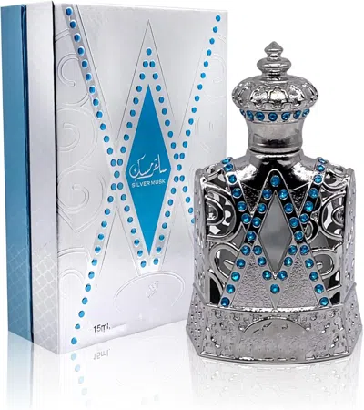 Afnan Unisex Silver Musk Perfume Oil 0.67 oz Fragrances 6290171002321 In Transparent