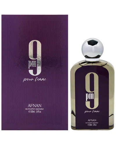 Afnan Women's 3.4oz 9 Pm Pour Femme Edp Spray In Transparent