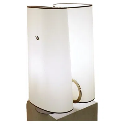 Pre-owned Afra & Tobia Scarpa Abatina  By Flos Italian Design, 1980s Table Lamp In Transparent