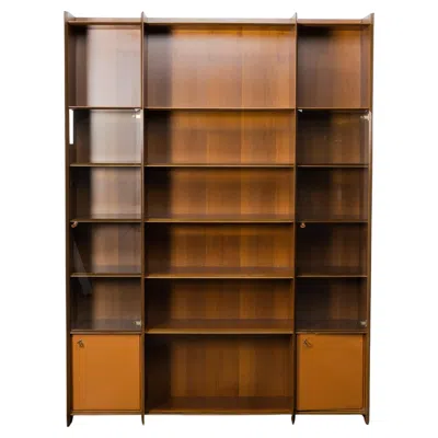Pre-owned Afra & Tobia Scarpa Artona By , Showcase Bookcase, Maxalto In Brown