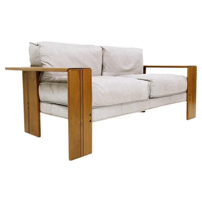 Pre-owned Afra & Tobia Scarpa 'artona' Sofa For Maxalto, Italy, 1975, A Pair Available In Brown