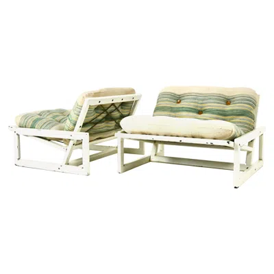 Pre-owned Afra & Tobia Scarpa Carlotta Lounge Chairs By Tobia & Afra Scarpa For Cassina, 1960s, Set Of 2 In Brown