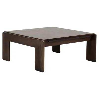 Pre-owned Afra & Tobia Scarpa Early Mid-century Modern Coffee Table Bastiano By Tobia & Afra Scarpa For Gavina In Brown