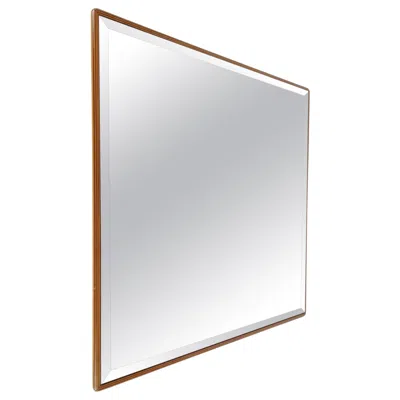 Pre-owned Afra & Tobia Scarpa Large Mirror In The Style Of Artona Collection By Afra E Tobia Scarpa, 1970s In Brown