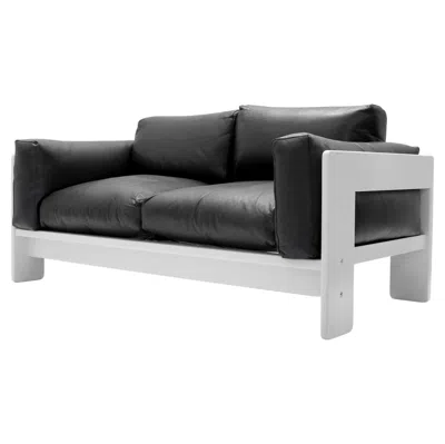 Pre-owned Afra & Tobia Scarpa Midcentury Modern Italian Bastiano Sofa By Tobia & Afra Scarpa 1960s In Black