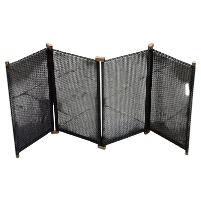 Pre-owned Afra & Tobia Scarpa Per Dimensione Fuoco Parascintille, Italia 1970s In Black