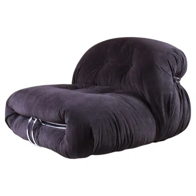 Pre-owned Afra & Tobia Scarpa Poltrona Soriana, Afra E Tobia Scarpa, Cassina, 1960 In Black