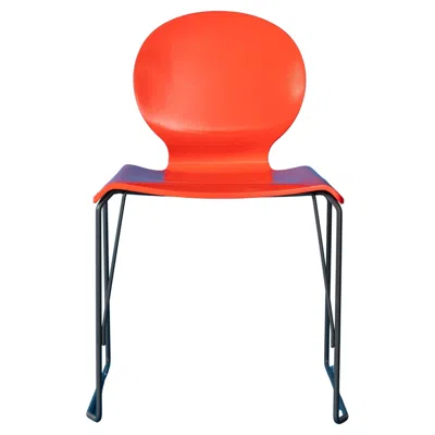 Pre-owned Afra & Tobia Scarpa Set Of 8 Filo Chair By Afra And Tobia Scarpa In Brown