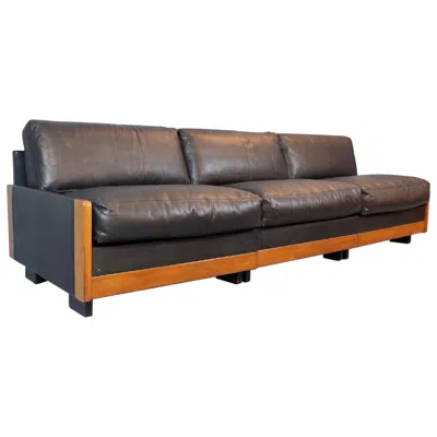 Pre-owned Afra & Tobia Scarpa Sofa '920' For Cassina, 1970s In Brown