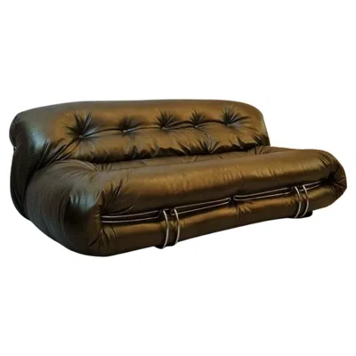 Pre-owned Afra & Tobia Scarpa Soriana Afra And Tobia Scarpa For Cassina 1969 In Brown