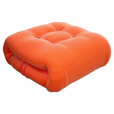 Pre-owned Afra & Tobia Scarpa Soriana Puff Armchair, Mid-century Modern, Italy In Brown