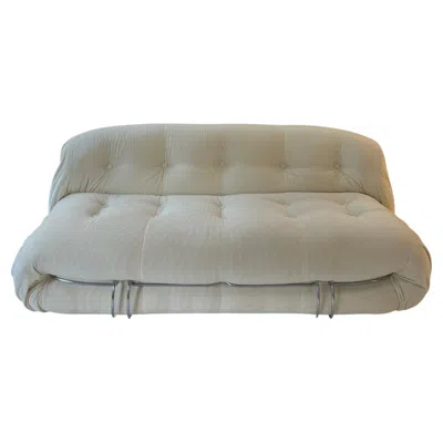 Pre-owned Afra & Tobia Scarpa Soriana Two-seater Sofa By Afra And Tobia Scarpa In Gray
