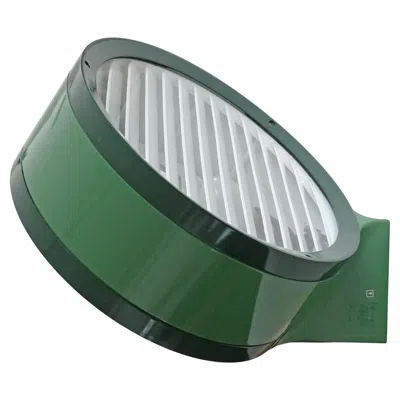 Pre-owned Afra & Tobia Scarpa Tobia Scarpa Tamburo Indoor / Outdoor Wall Lamp For Flos 1970s In Transparent