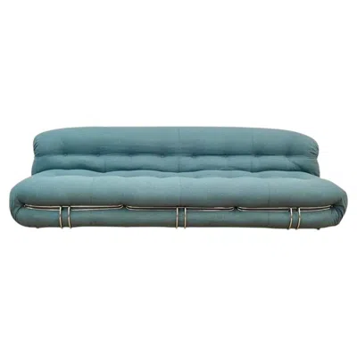 Pre-owned Afra & Tobia Scarpa Vintage Xl Sofa Soriana By  Produced By Cassina, Italy 1970s In Gray