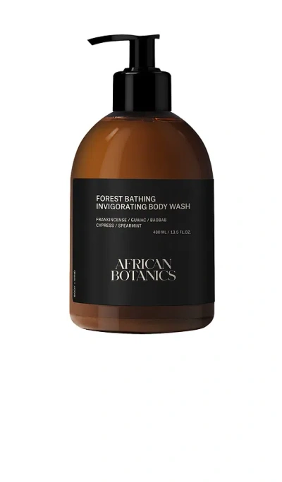 African Botanics Forest Bathing Invigorating Body Wash In Black
