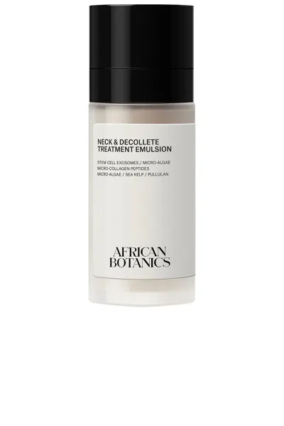 African Botanics Neck & Decollete Treatment Emulsion In Neutral