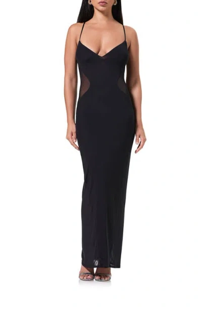 knee length dresses for ladies Mesh Maxi Dress main image 0