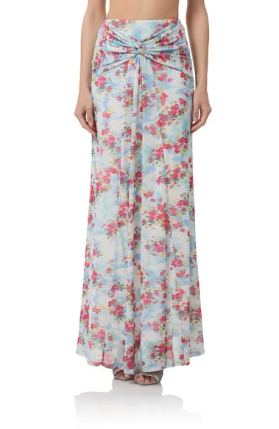Afrm Amirah Floral Maxi Skirt In Multi