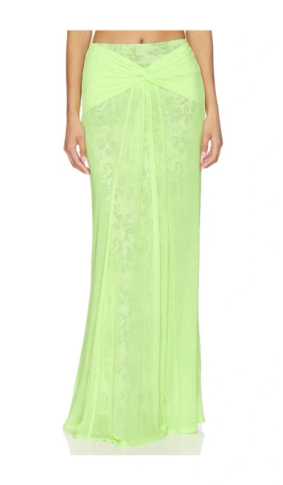 Afrm Amirah Skirt In Green