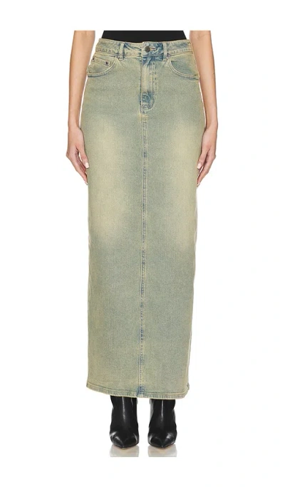 Afrm Amiri Skirt In Mellow Tint Wash