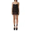 Afrm Aria Floral Mesh Babydoll Minidress In Delicate Ditsy