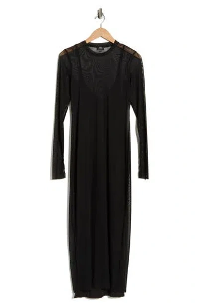 Afrm Ashland Midi Dress In Black