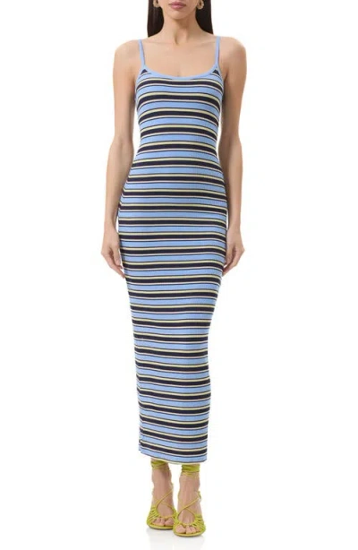 Afrm Ashlyn Cozy Rib Body-con Midi Dress In Multi