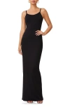 Afrm Ashlyn Midi Tank Dress In Noir
