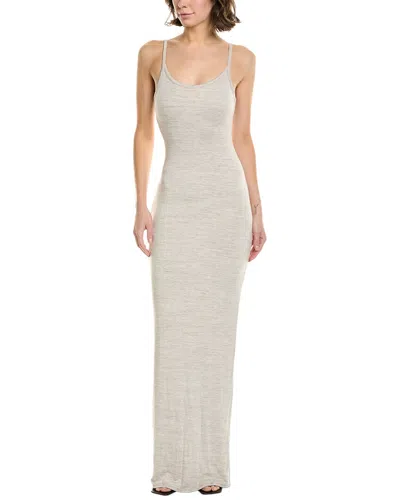 Afrm Ashlyn Midi Tank Dress In Beige