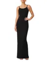 Afrm Ashlyn Midi Tank Dress In Noir