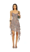 Afrm Ashmont Dress In Multi
