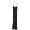 Afrm Azula Ruched Mesh Body-con Dress