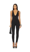 Afrm Beloit Jumpsuit In Black