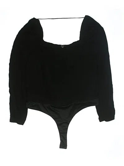 Afrm Bodysuit In Black