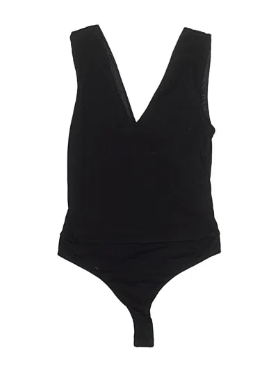 Pre-owned Afrm Bodysuit In Black