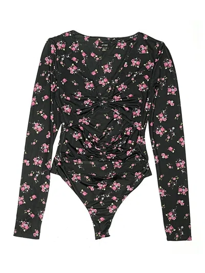 Pre-owned Afrm Bodysuit In Black