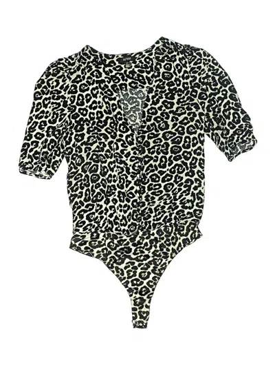 Pre-owned Afrm Bodysuit In Black
