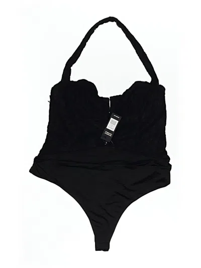 Pre-owned Afrm Bodysuit In Black