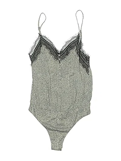 Pre-owned Afrm Bodysuit In Black