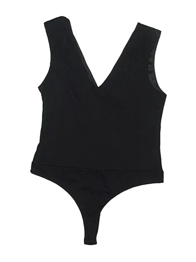 Pre-owned Afrm Bodysuit In Black