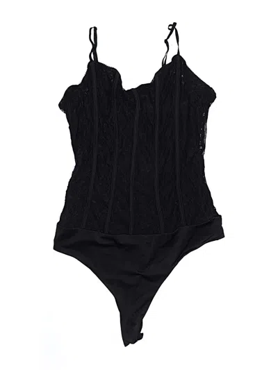 Pre-owned Afrm Bodysuit In Black
