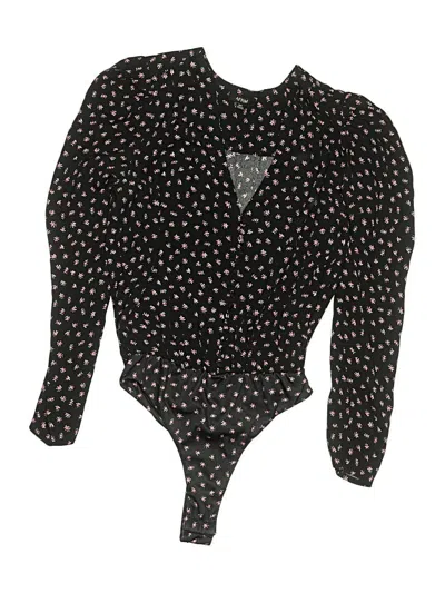Pre-owned Afrm Bodysuit In Black