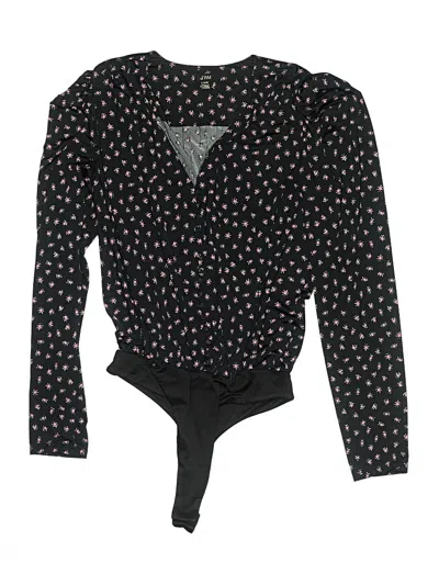 Pre-owned Afrm Bodysuit In Black